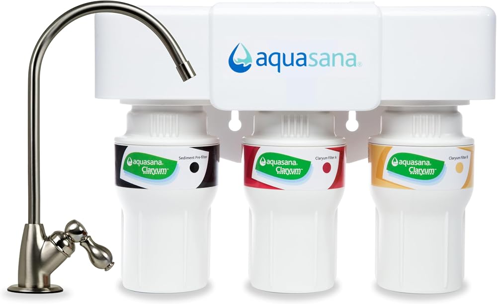 Aquasana AQ-5300 3-stage under-sink water filter system
