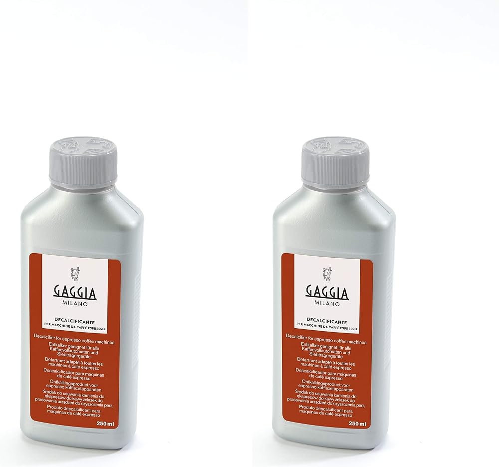 Gaggia decalcifier descaler solution pack of 2