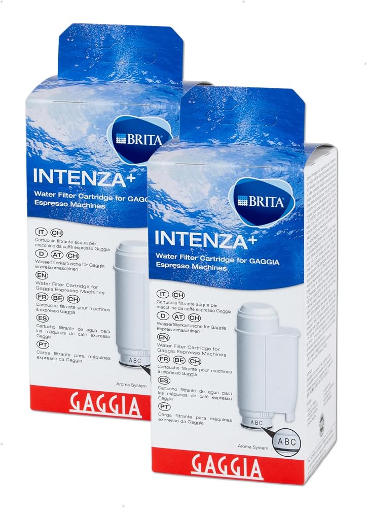 Brita Intenza+ water filter for Gaggia espresso machines, 2-pack