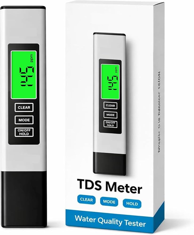Digital TDS meter for testing coffee water